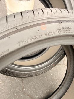 Selling set Of hankook 255/35/21 and 275/35/21