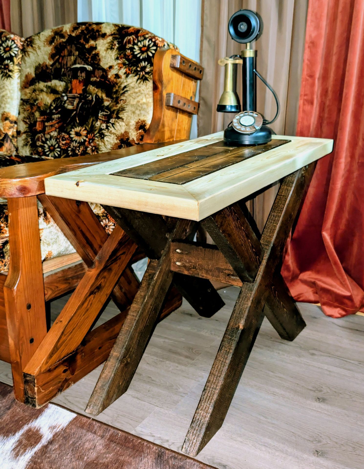 Custom Farmhouse Side Table / End Table