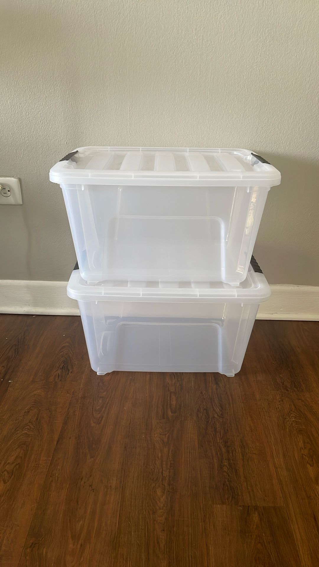 Clear Acrylic Container Bins 