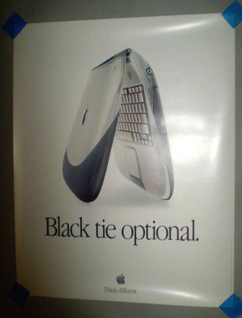 Apple Graphite 1999 iBook “Black Tie Optional” Poster