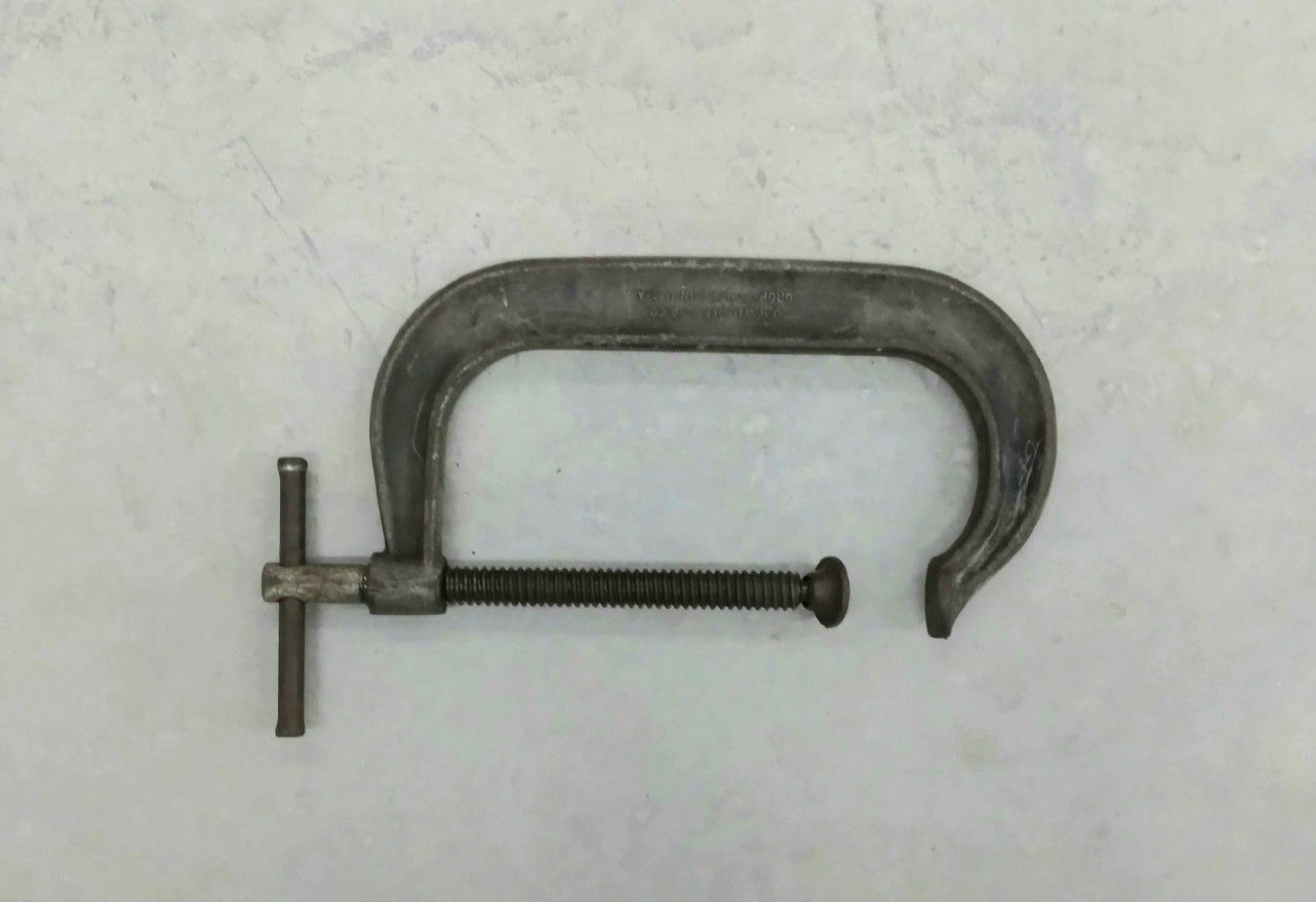 Vintage J.H. Williams & Co. 8" Deep Throat C Clamp