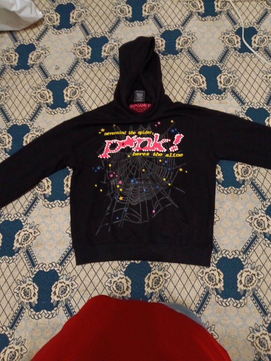 Black Spider Hoodie Size Small 