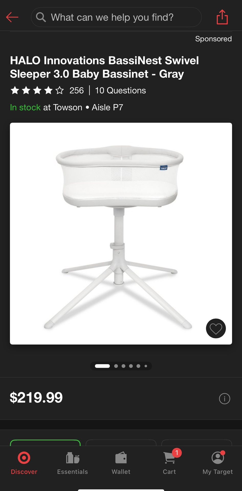 Halo BassiNest Swivel Sleeper 3.0