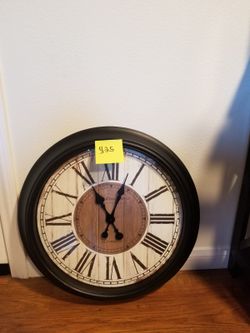 Wall clock 22" in diameter