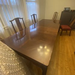 Huffman Koos Hardwood Dining Set