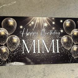 Mimi Custom Birthday Banner