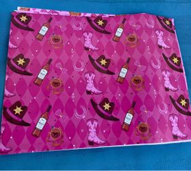 Pink Cowgirl Wrapping Paper