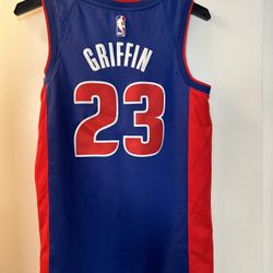 Nike Detroit Pistons Griffin Basketball Jersey Men’s Size Small