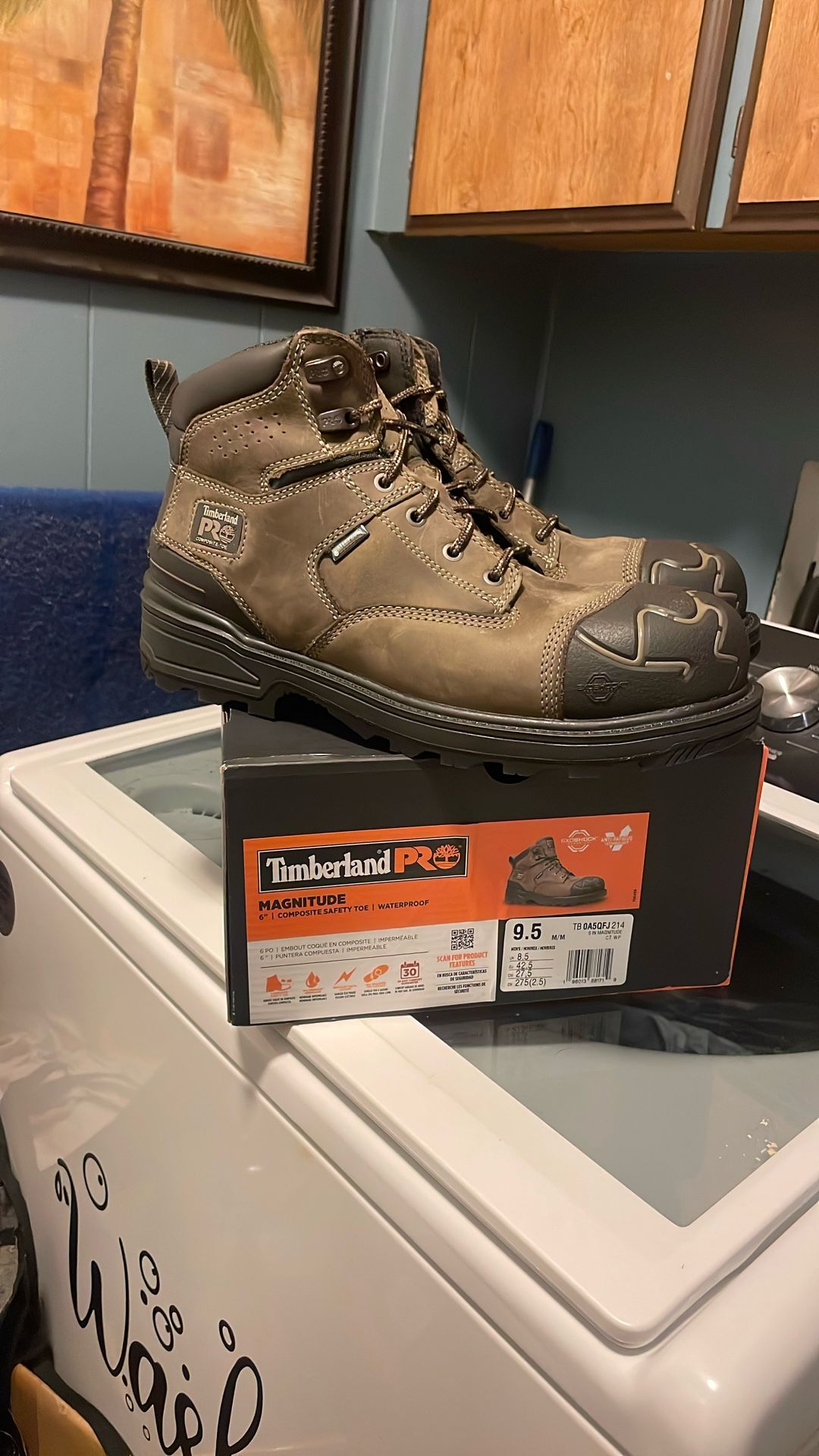 Timberland Pro Work Boots Composite Toe Waterproof Size 9.5