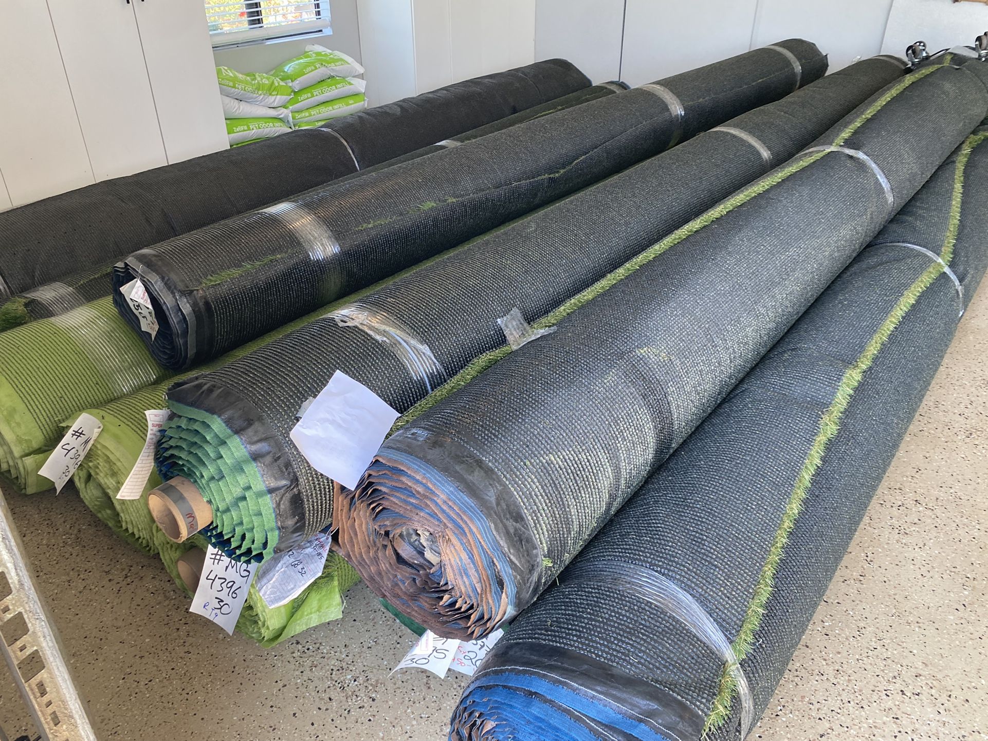 Brand New Artificial Turf Artificial Grass 15x30 Matching Turf Dot Backyard $675 Each