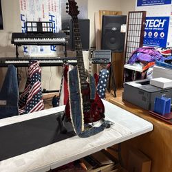 Hand Stitched Custom Guitar Straps 