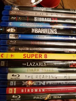 Blue ray movies and dvds