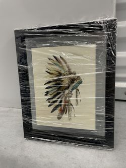 Black Wood Frames With Glass Backing 