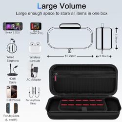 NEW NINTENDO SWITCH CASE AND SCREEN PROTECTORS 