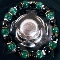 bracelet Green & Black