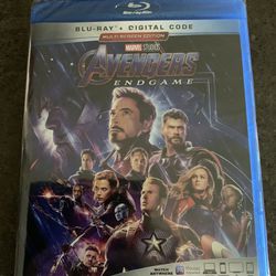 Blu-Ray DVD and digital copy of Avengers: Endgame