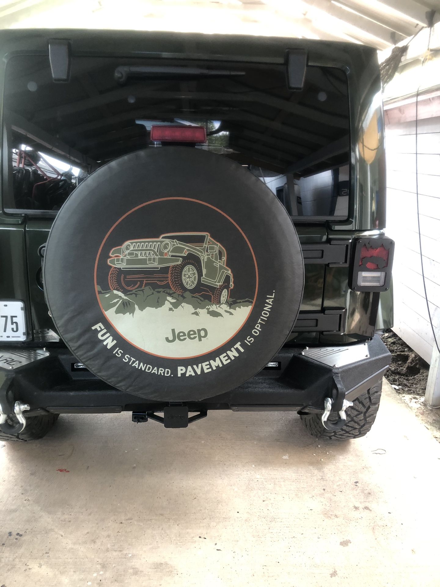 Jeep Wrangler- tire cover