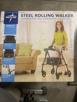Medline Steel Rolling Walker