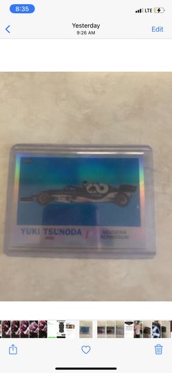 Yuki Tsounda Alpha Tauri Card 