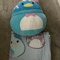 Squishmallow And Blanket