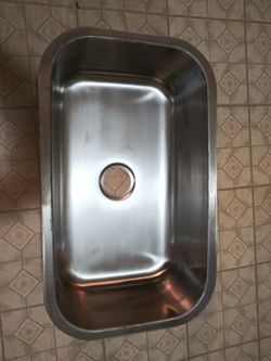 32" undermount/top moun stainless steel kitchen sink