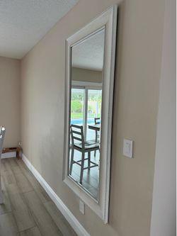 Large Farmhouse Floor Mirror