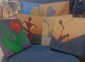 Abstract Oil Paintings (6)