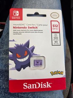 SanDisk 512GB Pokémon microSDXC Card for Nintendo Switch