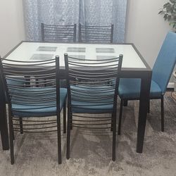 Modern Expandable Dining Table Set – Seats 6–8
