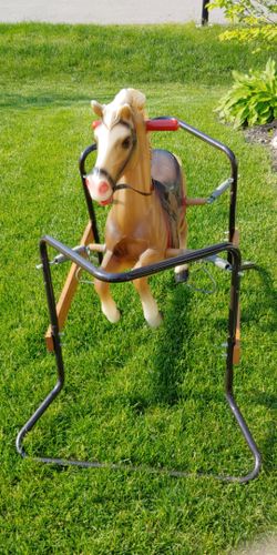 Vintage bouncy horse