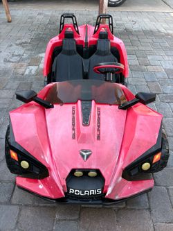 Polaris Slingshot 24V Kids Ride-On – Brand New Battery & Charger – $250