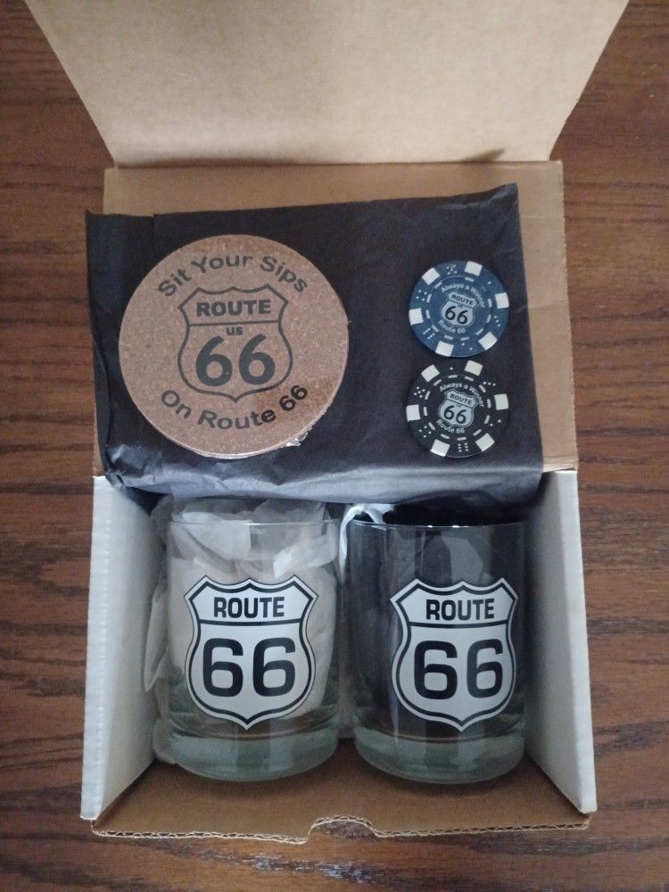 Route 66 Collectable Glass Set