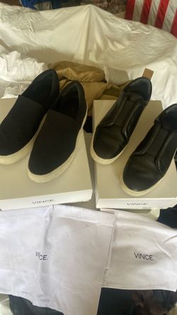 Women’s shoes by Vince size 8.5 one leather  one canvas