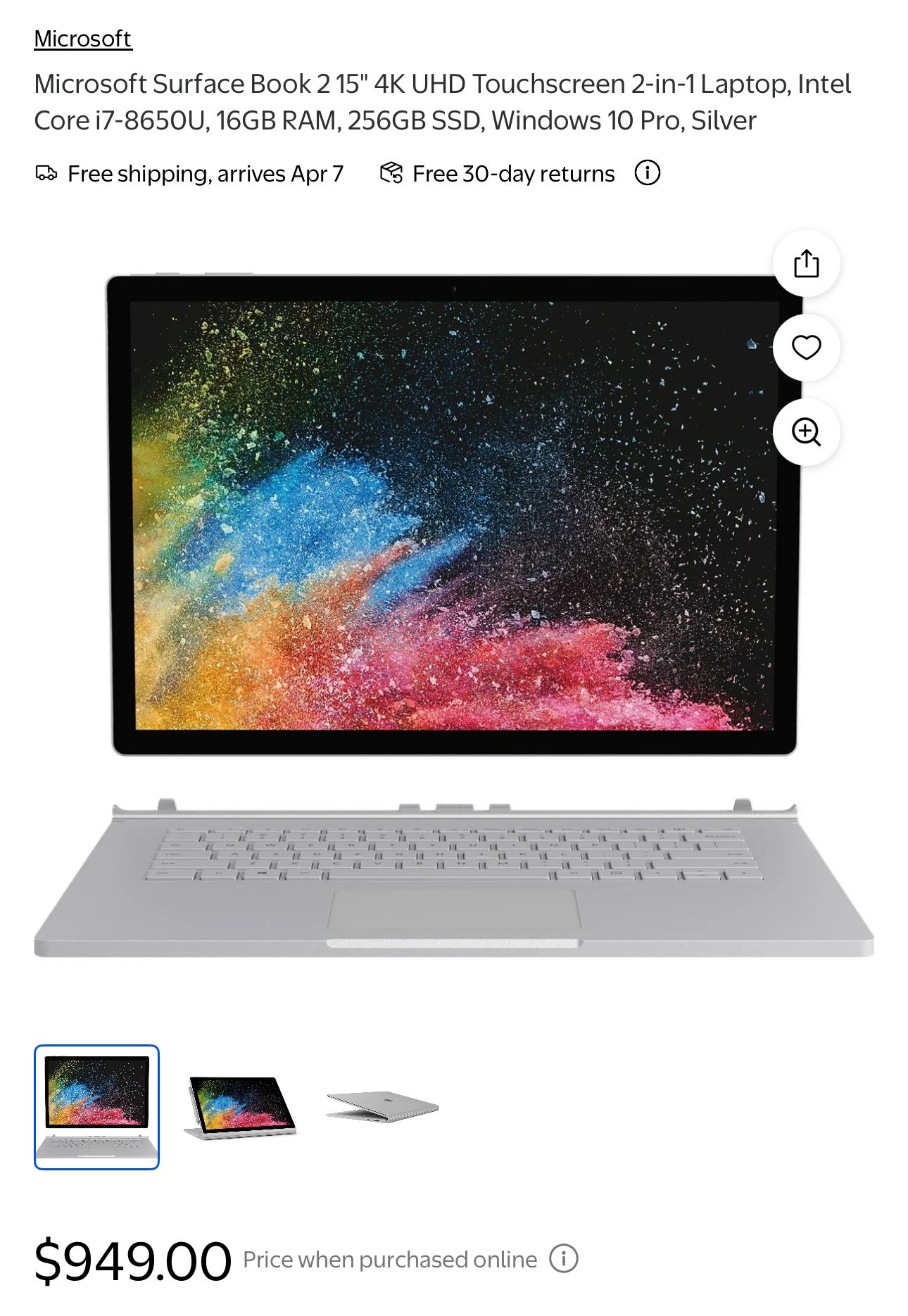 Microsoft Surface Book 2 Pro