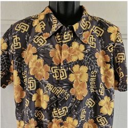 Padres Aloha Hawaiian Shirt Giveaway 2025 Mens Sz Large Medium