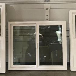Three Vinyl Milgard Windows For Sale.