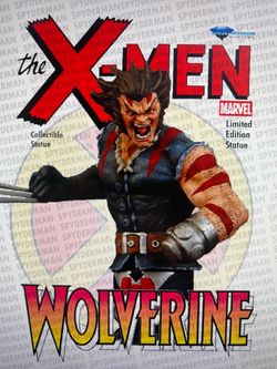 Wolverine mini bust. Age of apocalypse. Statue weapon x