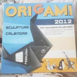 Origami Animal Sculpture Kit, 2012 Calendar, New