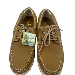 NEW Margaritaville Anchor Boat Shoes Men’s 12 Wide Lace up Leather NWT