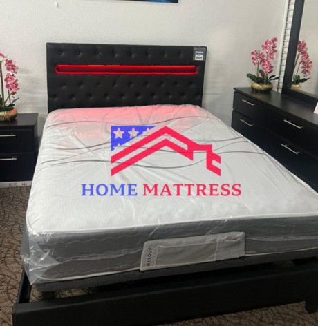 Camas Y Colchón King  Size 🔵 Bed And Mattress 