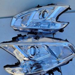 09-14 Nissan Maxima Projector Headlights Luces Calaveras Micas Faros Focos Faroles