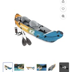 Intex Sierra K2 2 Person Inflatable Kayak 
