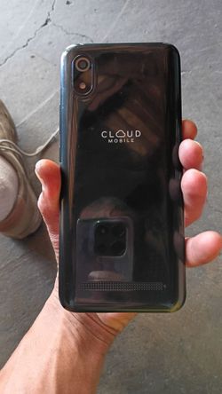 Cloud Mobile Android Smartphone Black