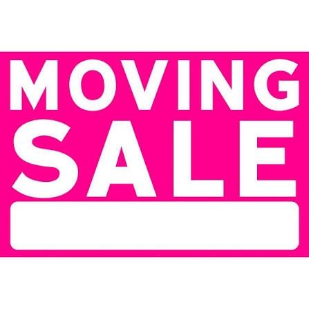 MOVING SALE