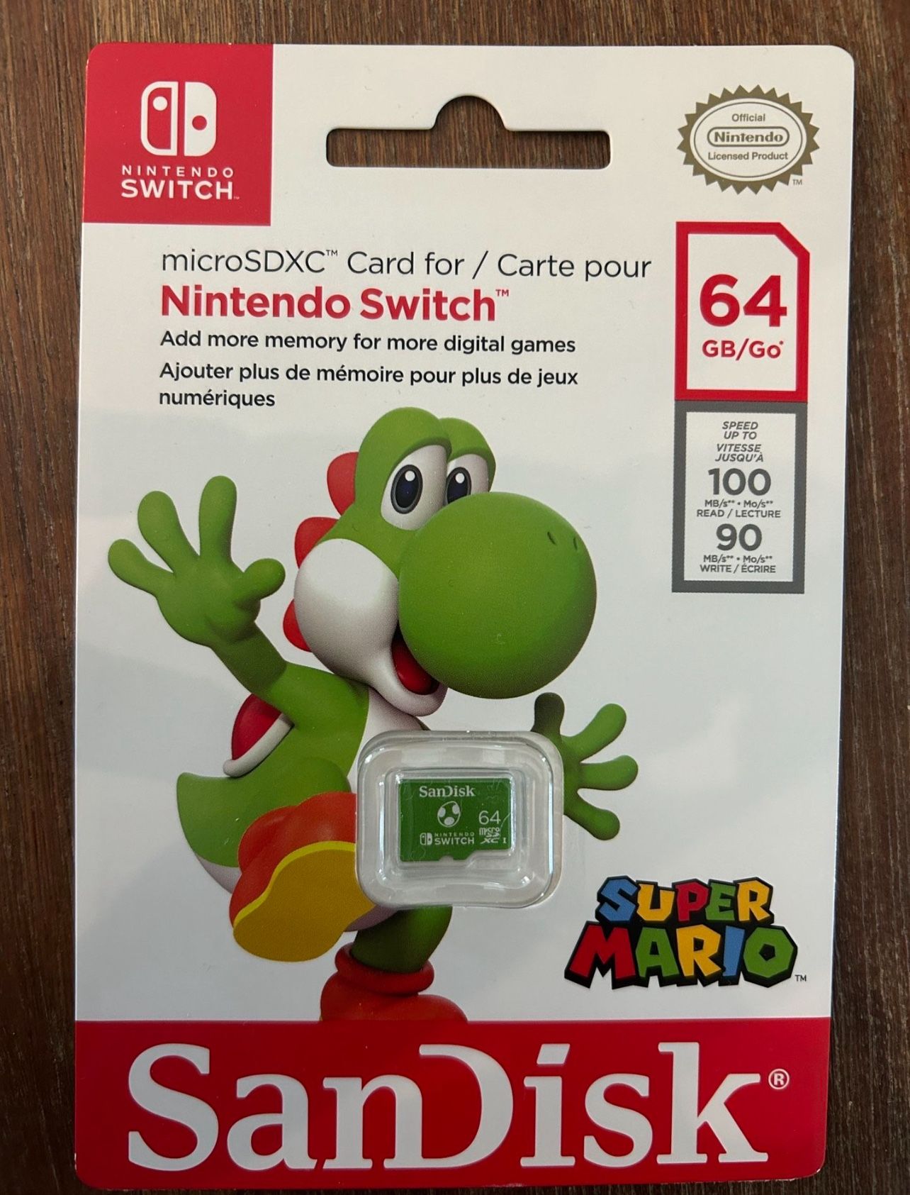 3 SanDisk Nintendo switch 64 GB Micro SD Card