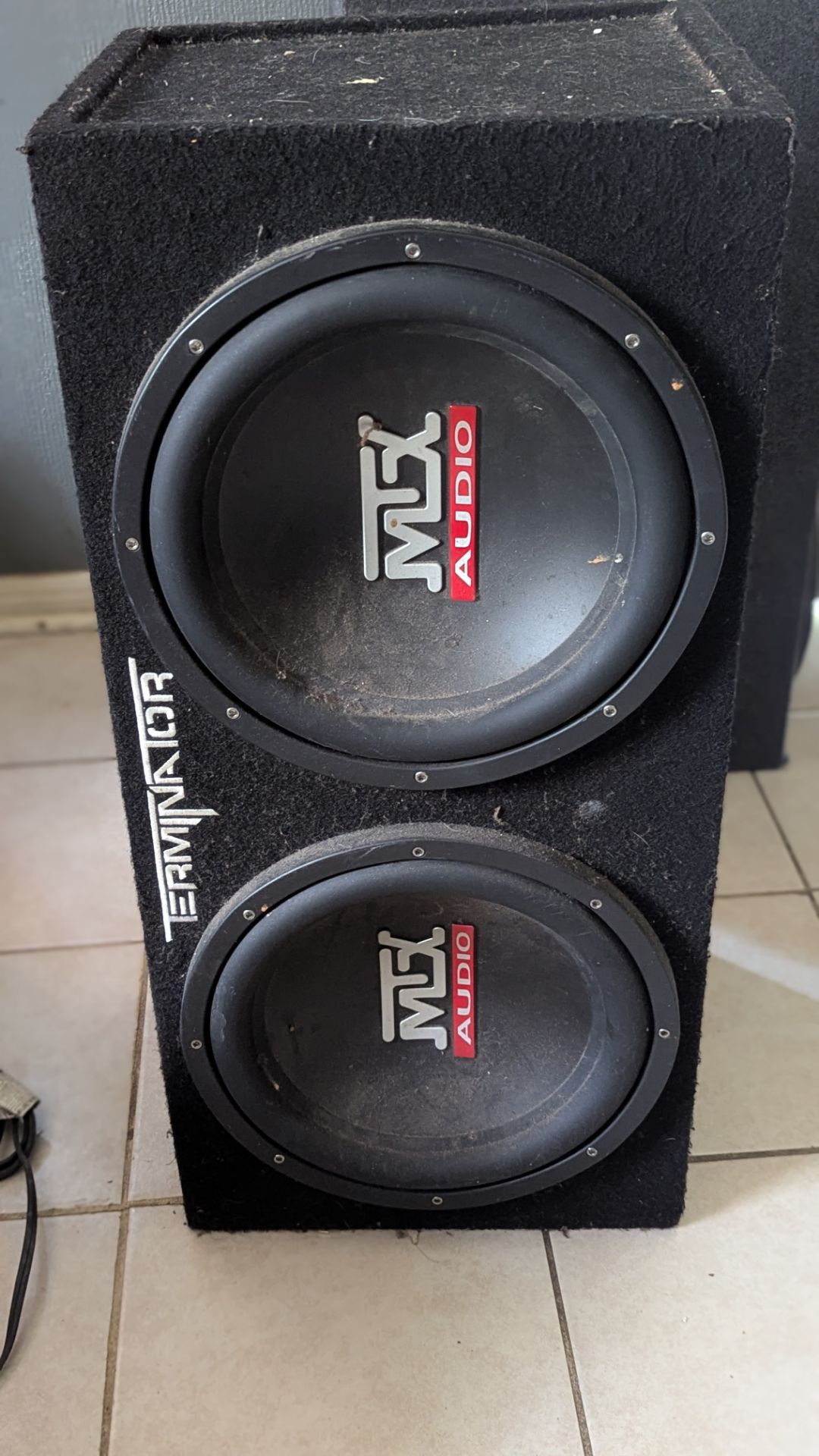 Dual MTX Audio 12" Subwoofers w/ Enclosure