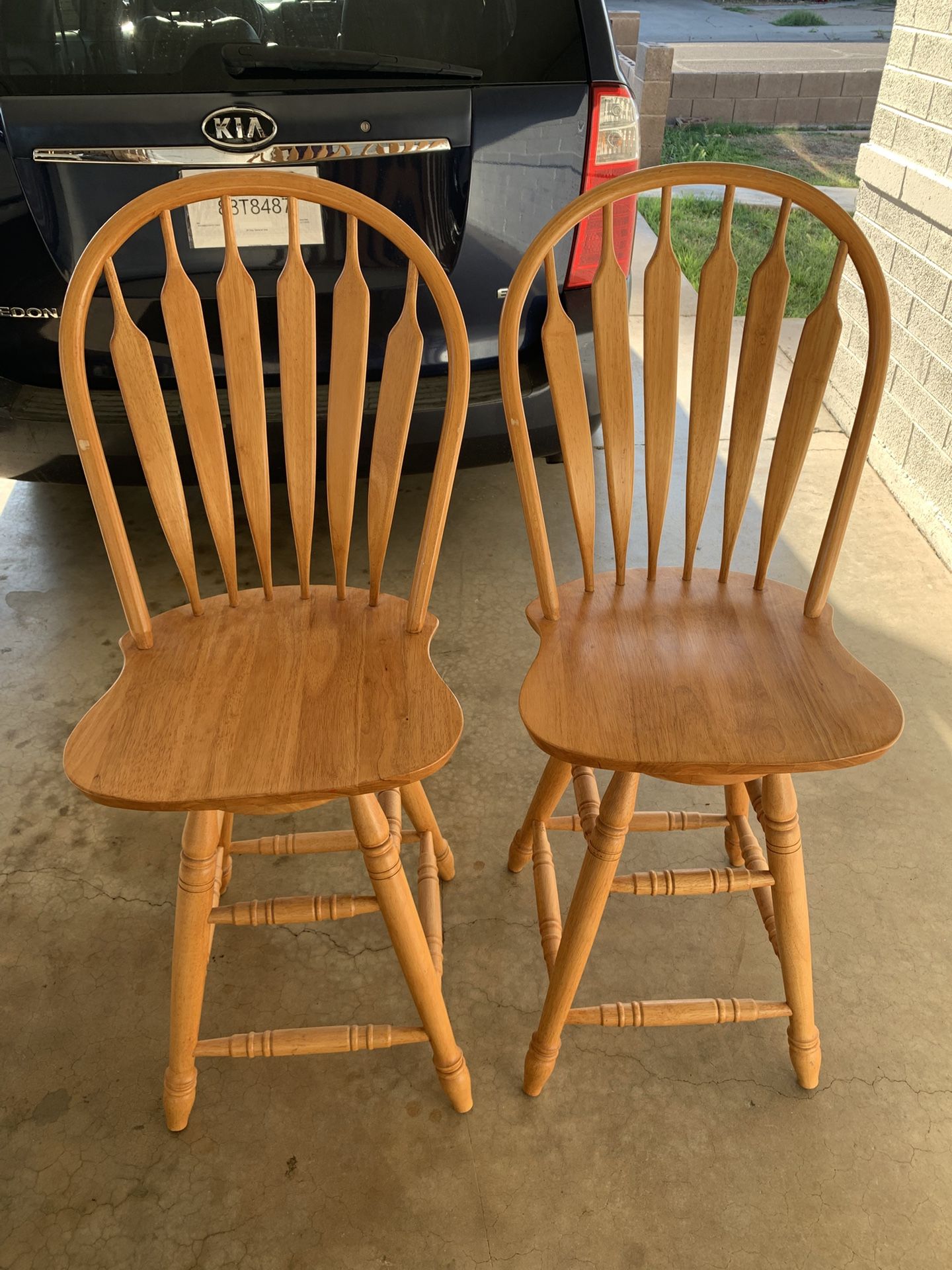 Wooden Bar Stools $30