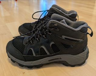Kids Size 1 Merrell Hiking Boots
