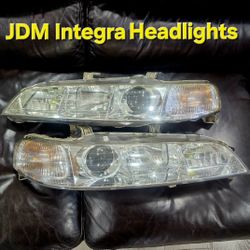 Acura Honda Integra DC2 JDM Headlights PAIR SIR-G Type-R Head Lights