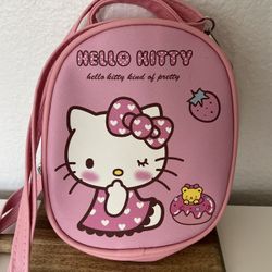 Hello Kitty Girls Fashion Kawaii Handbag mini Backpack Crossbody Bag Pink Sanrio